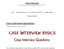 Tablet Screenshot of caseinterviewhq.com